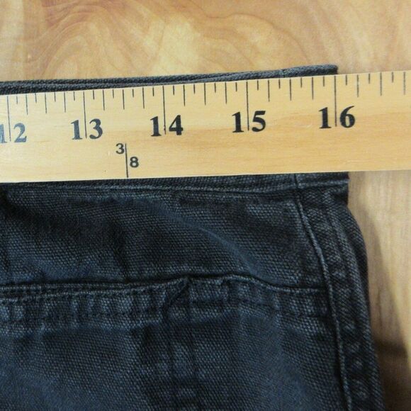 BANANA REPUBLIC Soft Black Denim Jean Mini Skirt VINTAGE Sz 10 Above Knee Y2K - Picture 6 of 8